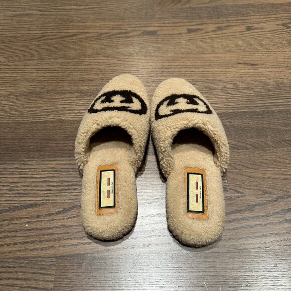 Gucci Shearling Slipper Loafer/Mules - Picture 6 of 6
